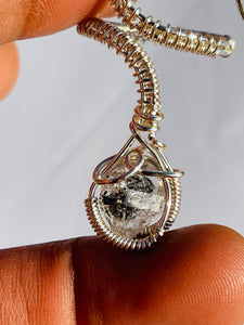 Herkimer Diamond Serpent Ring