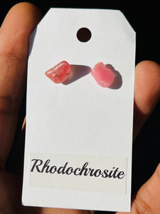 Rhodochrosite Earrings