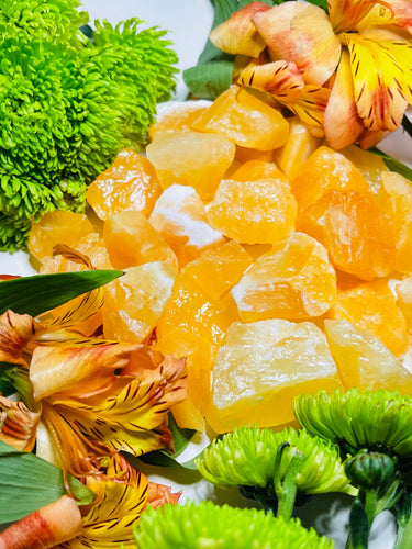 Orange Calcite Chunks