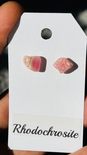 Rhodochrosite Earrings