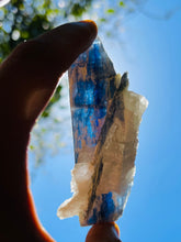 Load image into Gallery viewer, Blue Kyanite &amp; Clear Quartz Crystal specimen
