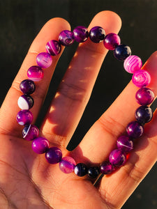 Banded Purple Agate