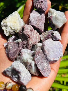 Raw Purple Lepidolite